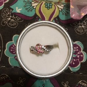 Breast cancer awareness ring